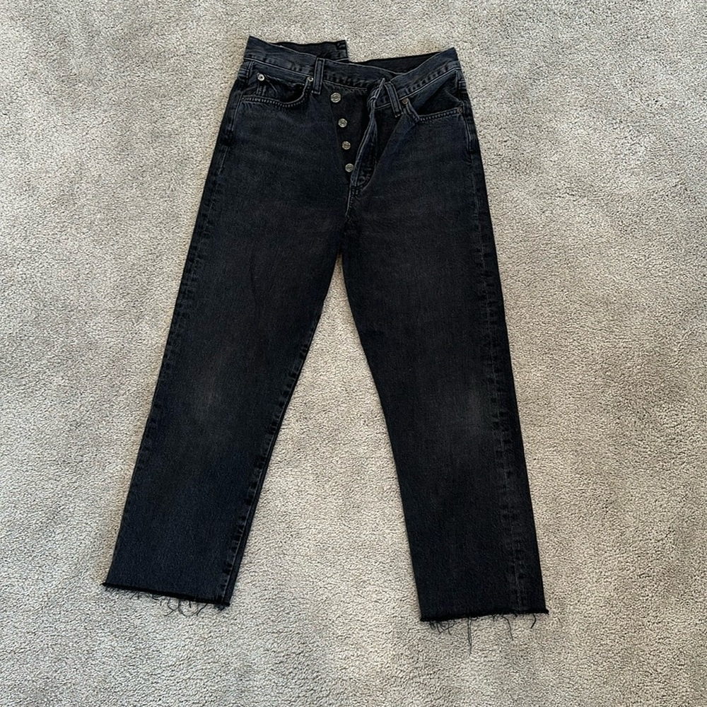Agolde criss cross jeans